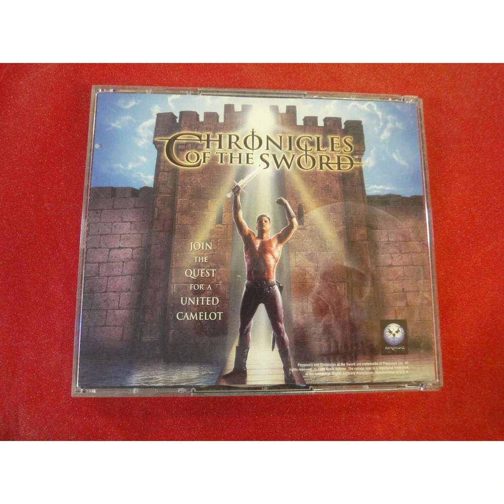Vintage PC game Chronicals of the sword jion the quest for united camelot 2 disc